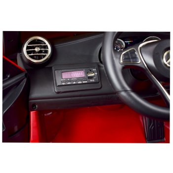 MERCEDES GLC 63S LICENCJA, 4X4, 2x12V, WALIZKA, MIĘKKIE KOŁA EVA, MIĘKKIE SIEDZENIE, LAKIER POLEROWANY, FULL OPCJA/XMX608