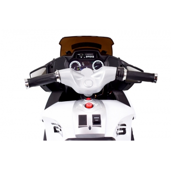 MEGA MOTOR Z GAZEM W RĄCZCE, HAMULCEM, KOŁA EVA/XMX609