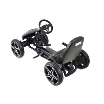 GOKART NA PEDAŁY LICENCJA MERCEDESA KOŁA EVA, MIĘKKIE SIEDZENIE Z LOGIEM MB JAKOŚĆ /XMX610