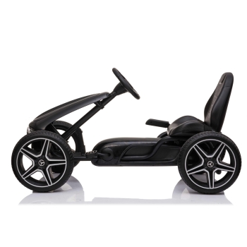 GOKART NA PEDAŁY LICENCJA MERCEDESA KOŁA EVA, MIĘKKIE SIEDZENIE Z LOGIEM MB JAKOŚĆ /XMX610