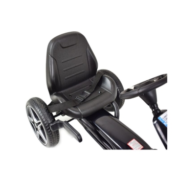 GOKART NA PEDAŁY LICENCJA MERCEDESA KOŁA EVA, MIĘKKIE SIEDZENIE Z LOGIEM MB JAKOŚĆ /XMX610