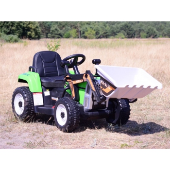 SUPER TRAKTOR BLOW - NA AKUMULATOR Z ŁYŻKĄ, MIĘKKIE KOŁA, MIEKKIE SIEDZENIE, PILOT/XMX611-DIGGER