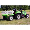 SUPER TRAKTOR BLOW - NA AKUMULATOR Z PRZYCZEPĄ, MIĘKKIE KOŁA, MIEKKIE SIEDZENIE, PILOT/XMX611