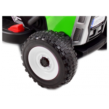 SUPER TRAKTOR BLOW - NA AKUMULATOR Z PRZYCZEPĄ, MIĘKKIE KOŁA, MIEKKIE SIEDZENIE, PILOT/XMX611