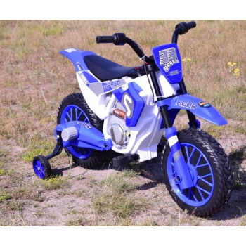 MEGA MOTOR ENDURO - MIĘKKIE KOŁA, AMORTYZATOR, 12V, WALIZKA SUPER JAKOŚĆ/XMX616