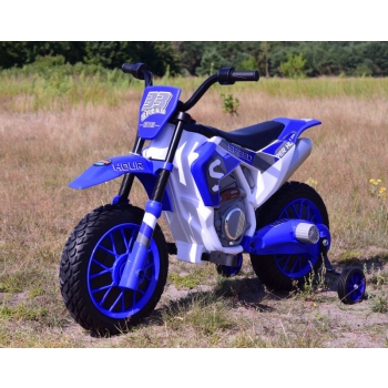 MEGA MOTOR ENDURO - MIĘKKIE KOŁA, AMORTYZATOR, 12V, WALIZKA SUPER JAKOŚĆ/XMX616