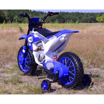 MEGA MOTOR ENDURO - MIĘKKIE KOŁA, AMORTYZATOR, 12V, WALIZKA SUPER JAKOŚĆ/XMX616