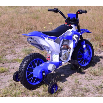 MEGA MOTOR ENDURO - MIĘKKIE KOŁA, AMORTYZATOR, 12V, WALIZKA SUPER JAKOŚĆ/XMX616