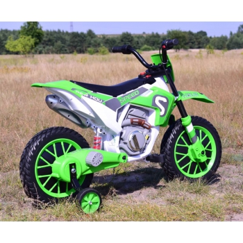 MEGA MOTOR ENDURO - MIĘKKIE KOŁA, AMORTYZATOR, 12V, WALIZKA SUPER JAKOŚĆ/XMX616