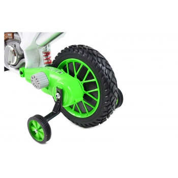 MEGA MOTOR ENDURO - MIĘKKIE KOŁA, AMORTYZATOR, 12V, WALIZKA SUPER JAKOŚĆ/XMX616
