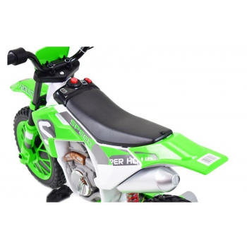 MEGA MOTOR ENDURO - MIĘKKIE KOŁA, AMORTYZATOR, 12V, WALIZKA SUPER JAKOŚĆ/XMX616