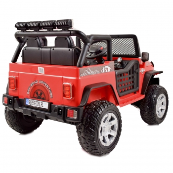WIELKI DZIP 4X4  ROUGH SPEED, FUNKCJA BUJANIA, WALIZKA, MIĘKKIE KOŁA/XMX-617