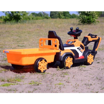 KOPARKA NA AKUMULATOR Z  PRZYCZEPĄ, PEŁNA ELEKTRYKA/XZ219