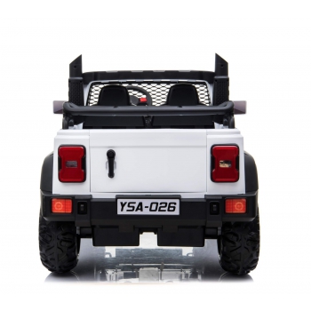 MEGA DZIP 4X4, MIĘKKIE KOŁA EVA, MIĘKKIE SIEDZENIE, PANEL, FULL OPCJA 2x12V /YSA026