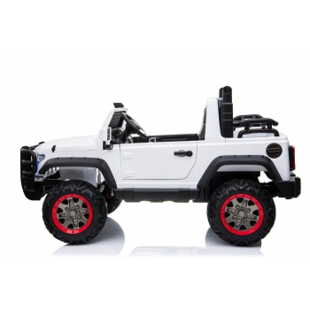 MEGA DZIP 4X4, MIĘKKIE KOŁA EVA, MIĘKKIE SIEDZENIE, PANEL, FULL OPCJA 2x12V /YSA026