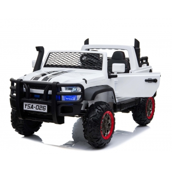 MEGA DZIP 4X4, MIĘKKIE KOŁA EVA, MIĘKKIE SIEDZENIE, PANEL, FULL OPCJA 2x12V /YSA026