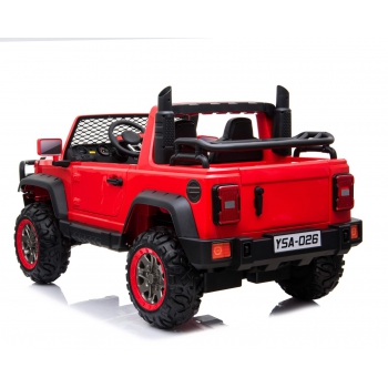 MEGA DZIP 4X4, MIĘKKIE KOŁA EVA, MIĘKKIE SIEDZENIE, PANEL, FULL OPCJA /YSA026