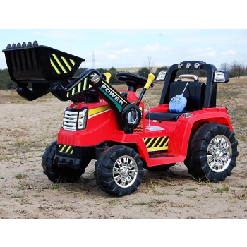 NAJMOCNIEJSZY TRAKTOR Z ŁYŻKĄ  I PILOTEM 12V  DWIE PRĘDKOŚCI/1005A