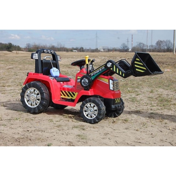NAJMOCNIEJSZY TRAKTOR Z ŁYŻKĄ  I PILOTEM 12V  DWIE PRĘDKOŚCI/1005A