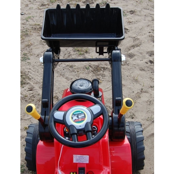 NAJMOCNIEJSZY TRAKTOR Z ŁYŻKĄ  I PILOTEM 12V  DWIE PRĘDKOŚCI/1005A
