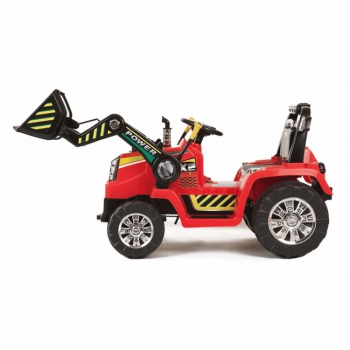 NAJMOCNIEJSZY TRAKTOR Z ŁYŻKĄ  I PILOTEM 12V  DWIE PRĘDKOŚCI/1005A