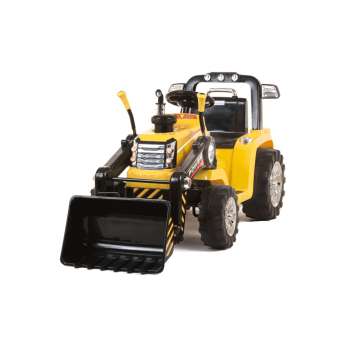 NAJMOCNIEJSZY TRAKTOR Z ŁYŻKĄ  I PILOTEM 12V  TRZY PRĘDKOŚCI/1005A