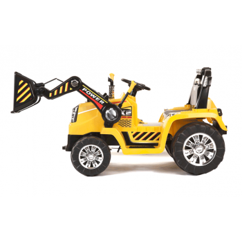NAJMOCNIEJSZY TRAKTOR Z ŁYŻKĄ  I PILOTEM 12V  TRZY PRĘDKOŚCI/1005A