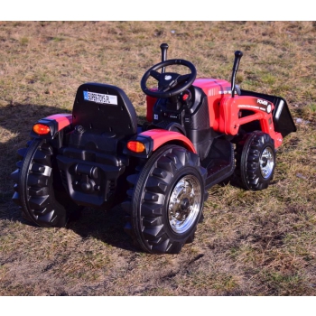 TRAKTOR NA AKUMULATOR  POWER Z ŁYŻKĄ , PILOT, JAKOŚĆ/ZP1008A